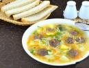 Ароматный картофельный суп с фрикадельками Схема приготовления супа картофельного с фрикадельками