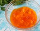 Persimmon sauce recipe step by step with photo