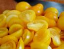 Kollased tomatid - varuge talveks vitamiine