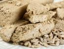 Shelf life of halva Benefits of peanut halva